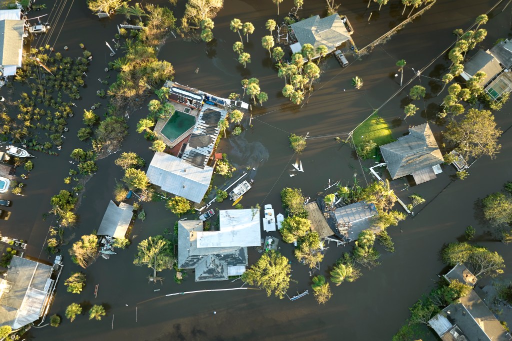 Flooded street in an Australian town, highlighting the importance of risk assessments, business continuity planning, and disaster recovery strategies provided by Next Practice Management to help businesses build resilience.